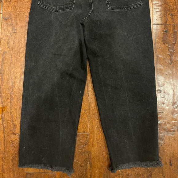 Everlane Way High Washed Black Size 31 Crop Denim Jeans - Picture 7 of 8